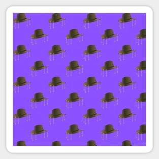 Cork Hat - Purple Sticker